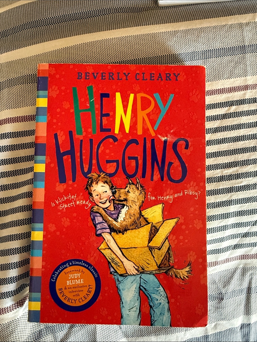 Beverly Cleary "Henry Huggins" Hardcover Book - Red Cover